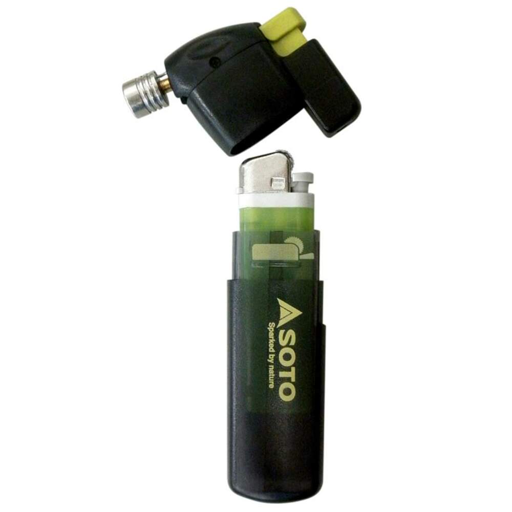 SOTO Mechero Pocket Torch XT – Recargable, Resistente Al Viento, Cabezal Extensible Y Llama De 1300 °C (Peso 50 G)