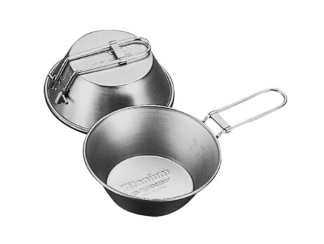 EVERNEW Titanium Sierra Cup Fold Handle