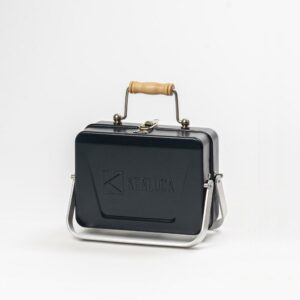 Kenluck Mini Grill BBQ Hammertone Gloss Blue - Image 4