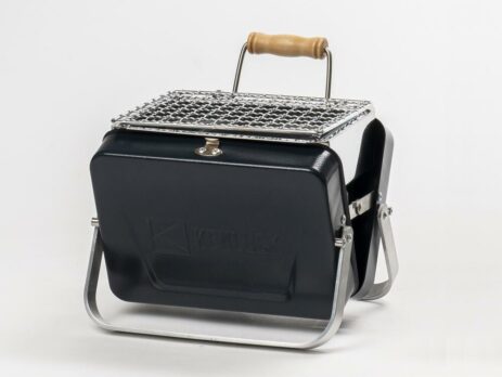 Kenluck Mini Grill BBQ Hammertone Gloss Blue