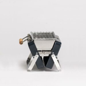 Kenluck Mini Grill BBQ Hammertone Gloss Blue - Image 3