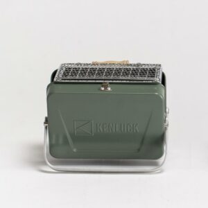 Kenluck Mini Grill BBQ Hammertone Gloss Green - Image 3