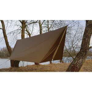 Bushmen Ultralight Tarp 3×3 Dark Olive