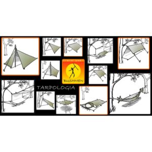 Bushmen Ultralight Tarp 3×3 Dark Olive - Image 9