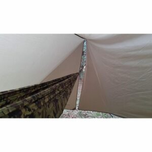 Bushmen Ultralight Tarp 4×3 Dark Olive - Image 4