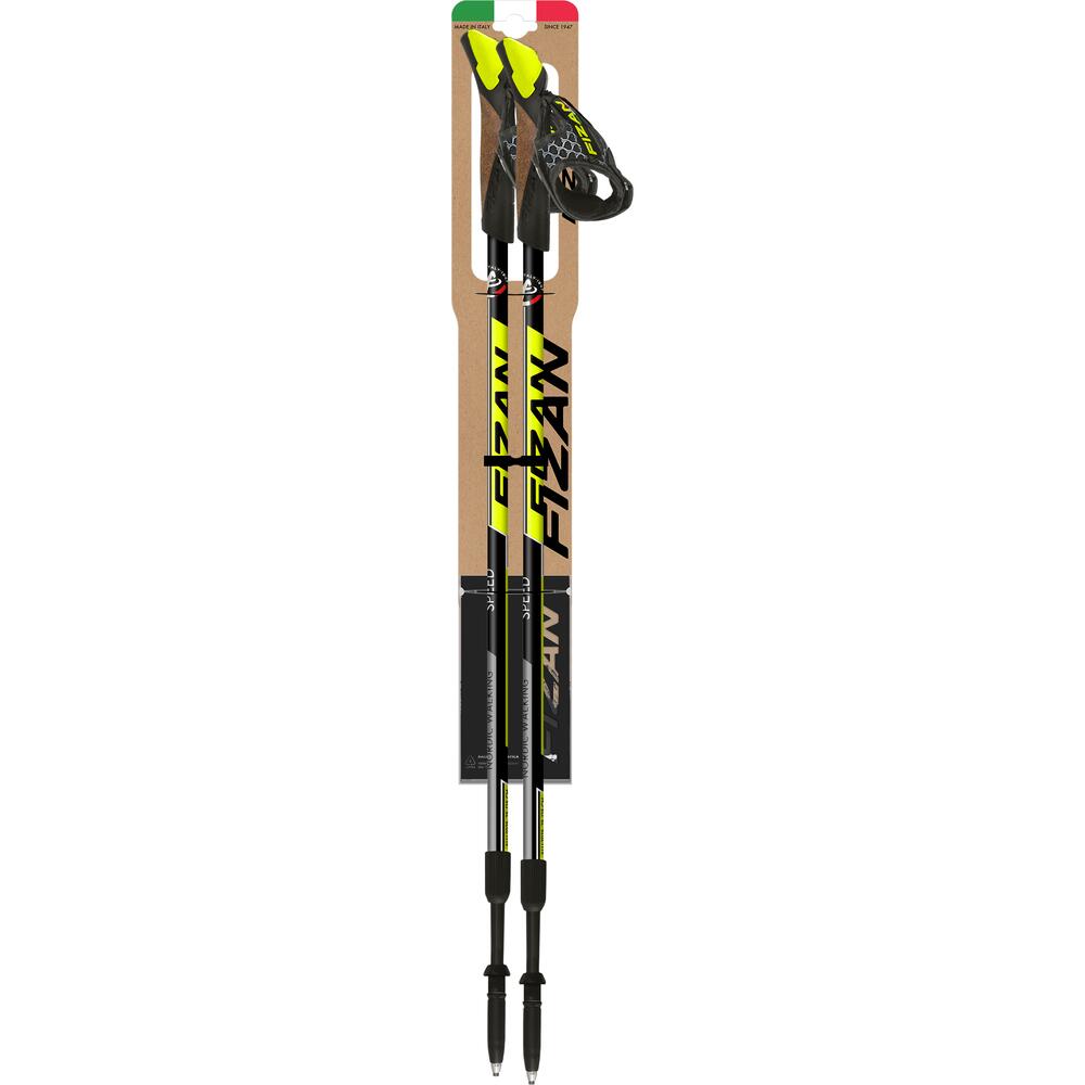 Punte In Gomma Per Bastoni Nordic Walking Fizan Con Anello Acciaio - Coppia