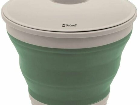 Outwell collapsible bucket with lid - Shadow Green