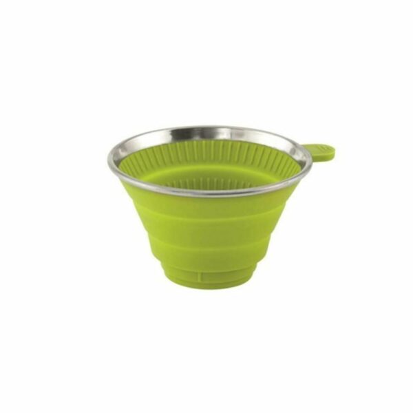 Outwell collapsible coffee filter holder lime green