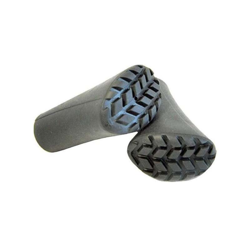 Fizan Nordic walking pole Rubber Tip w Steel Ring Pair Equipment Outdoors