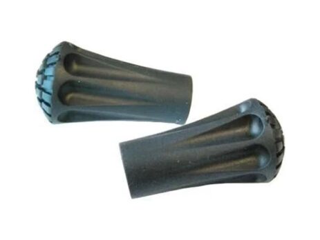Fizan Race Rubber Pavement Tip w/Steel Ring (Pair)