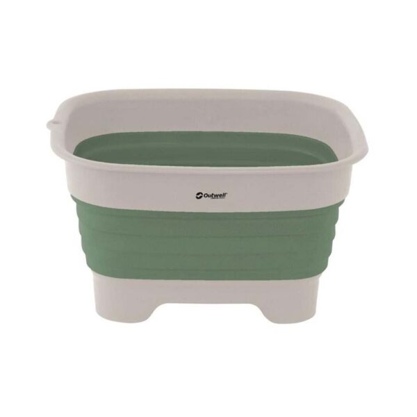Outwell Collaps Wash Bowl w Drain Shadow Green