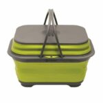 Outwell Collapsable Washing Base with handle & lid Lime Green