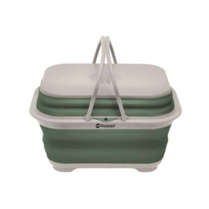 Outwell Collapsable Washing Base with handle & lid Shadow Green