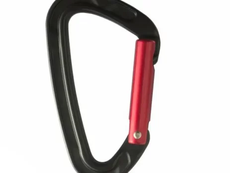 Stubai 'Rock clip 2' clip gate climbing carabiner - black