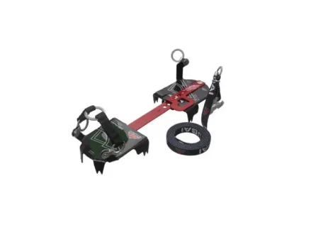 Stubai Twin Peaks universal crampon with strap binding