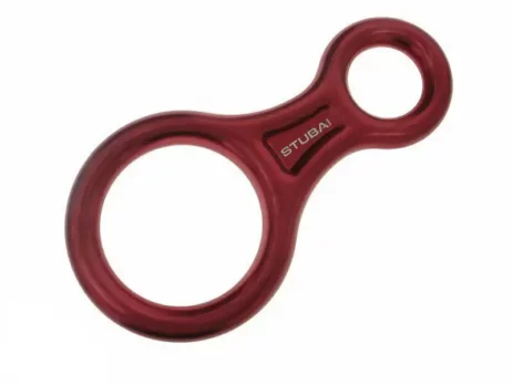 Stubai fig 8 descender standard Red