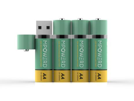 Luci VIRI USB Rechargeable AA Batteries