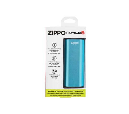 Zippo HeatBank 6 Rechargeable Hand Warmer Blue3