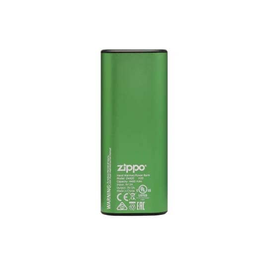 Zippo HeatBank 6 Rechargeable Hand Warmer Green2