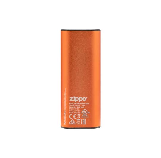 Zippo HeatBank 6 Rechargeable Hand Warmer Orange2