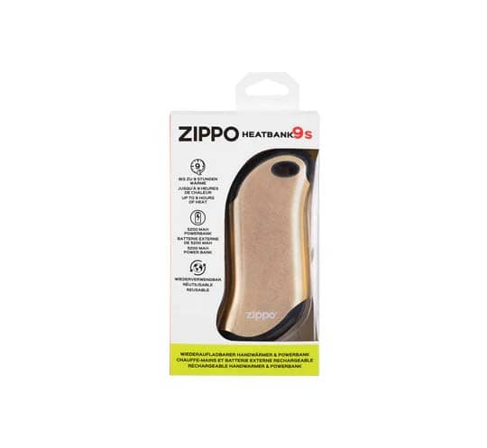 Zippo HeatBank 9s Rechargeable Hand Warmer Gold2