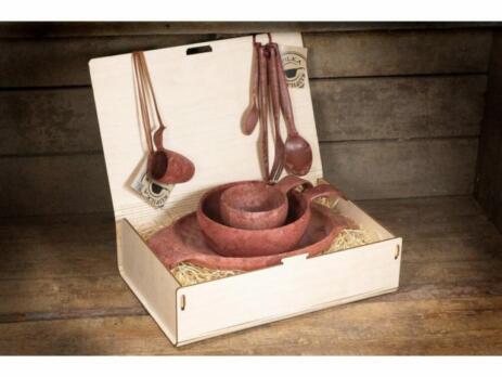 Kupilka Premium Gift Set Large in Cranberry Red