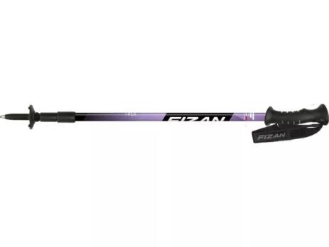 Fizan Trek 3 part trekking poles Violet pair