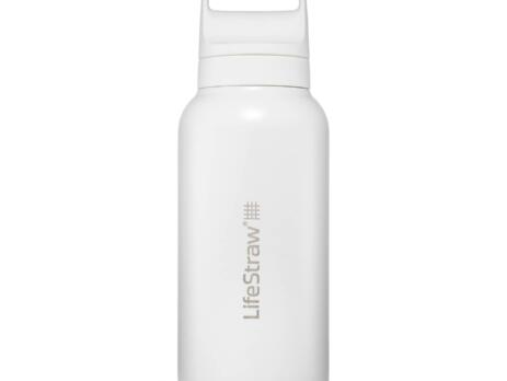 LifeStraw Go Stainless Steel 1L Polar White Clear