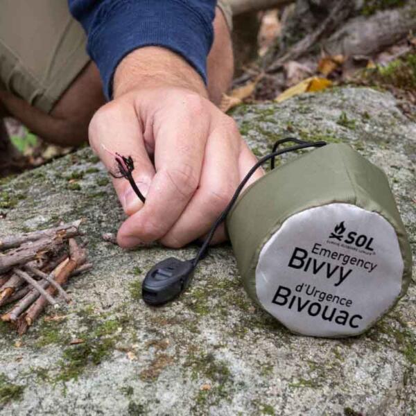 Emergency Bivvy with Whistle OD Green