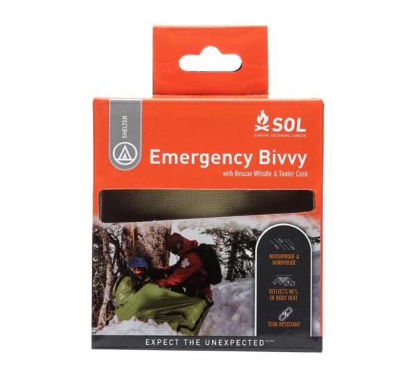 Emergency Bivvy with Whistle OD Green