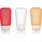 GoToob+ 3 Pack Large 100ml Clear Red Orange