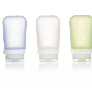 GoToob+ 3 Pack Medium 74ml Clear Green Blue