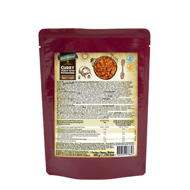 Bla Band Curry Sausage with Potatoes