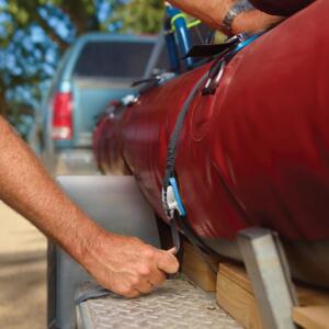 CamJam Tie Down Strap 6ft 2 Pack Blue