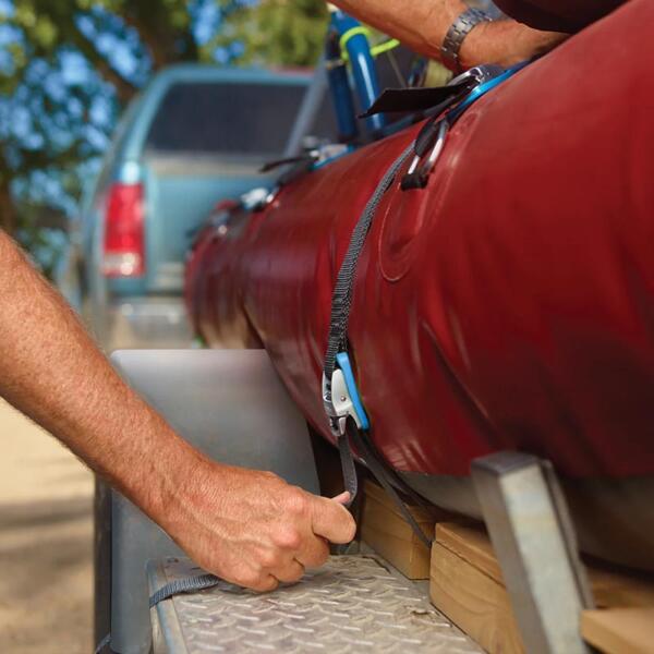 CamJam Tie Down Strap 6ft 2 Pack Blue