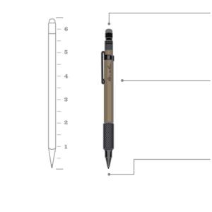 Clicker Pencil Yellow Dark Lead