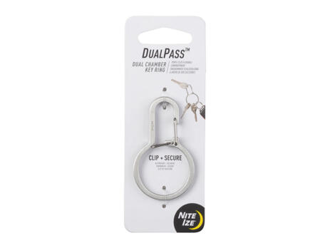 DualPass Dual Chamber Carabiner Stainless Steel