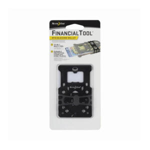 Financial Tool Rfid Blocking Wallet Black