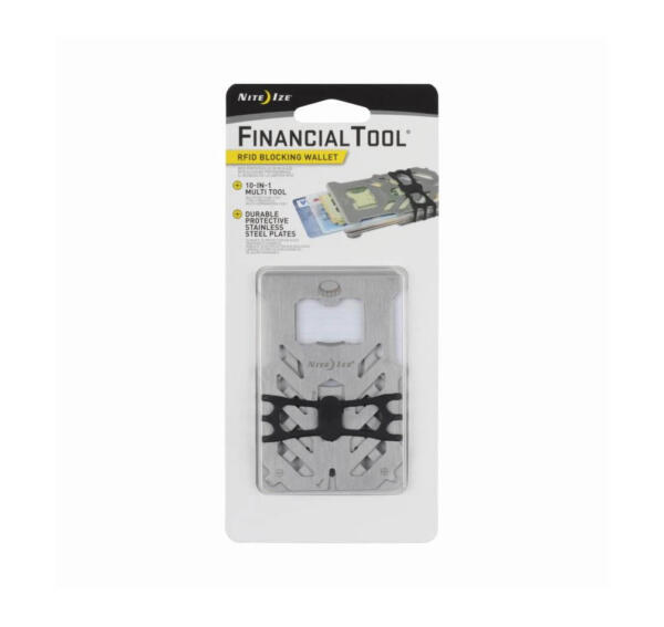 Financial Tool Rfid Blocking Wallet Stainless