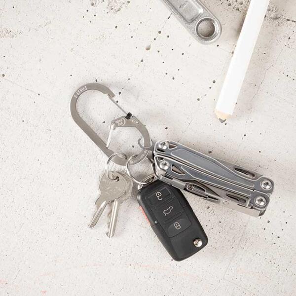 G-Series SlideLock Dual Chamber Carabiner S Steel 3