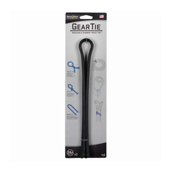 Gear Tie Reusable Rubber Twist Tie 24 In 2