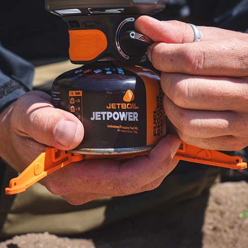 Jetboil Fuel Can Stabilizer orange