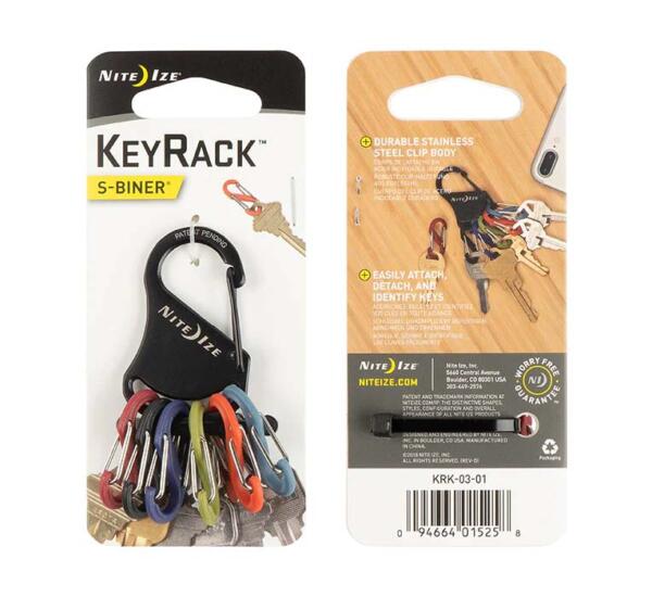 KeyRack S Biner Black Assorted