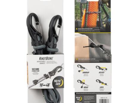 KnotBone Adjustable Bungee Number 9 Black
