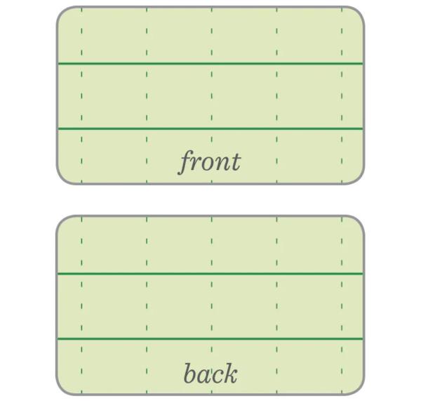 Notebook Top Spiral Bound 3 x 5 Green