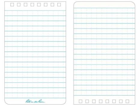 Notebook Top Spiral Bound 3 x 5 White Yellow