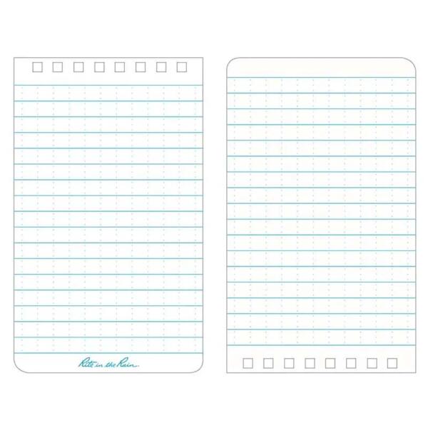Notebook Top Spiral Bound 3 x 5 White Yellow