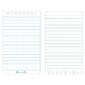 Notebook Top Spiral Bound 3 x 5 White Yellow