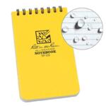 Notebook Top Spiral Bound 3 x 5 White Yellow