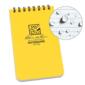 Notebook Top Spiral Bound 3 x 5 White Yellow